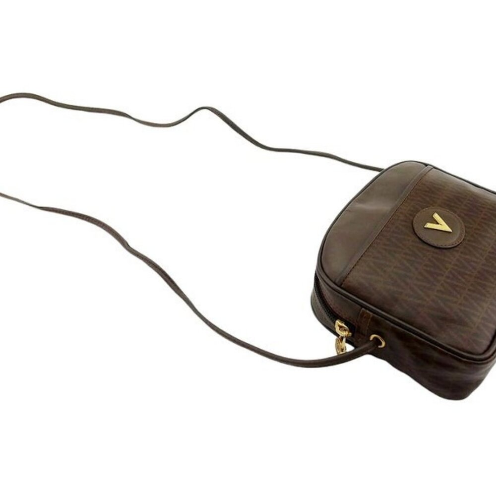 MARIO VALENTINO Shoulder Bag Brown gold Women Authentic secondhand